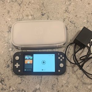 Switch Lite with case